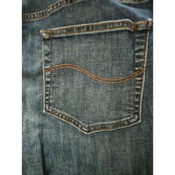 Lee Relaxed Fit Straight Leg Mid Rise‎ Jeans Blue Women’s Size 28 - Picture 5 of 9